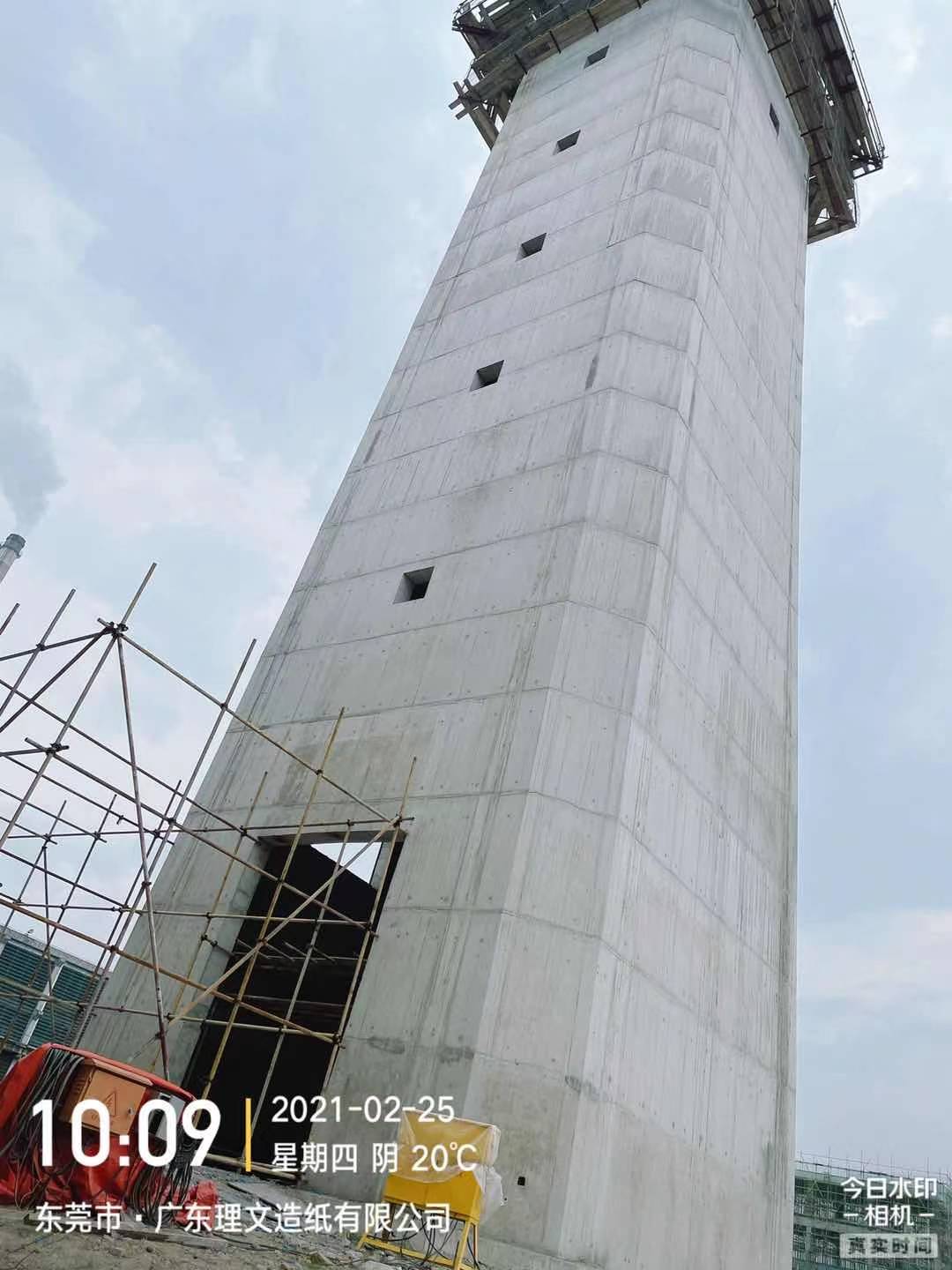 广东理文造纸钢烟囱工程